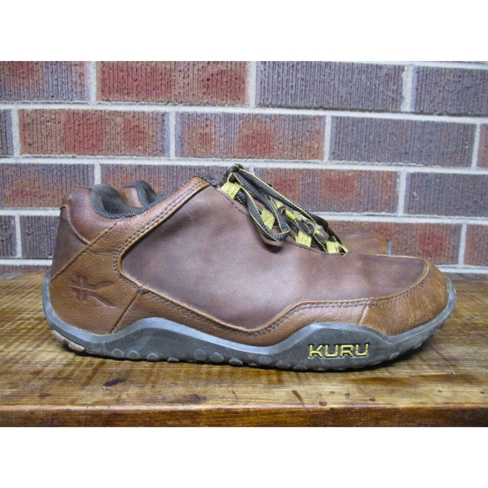KURU Mens Chicane Brown Leather Walking Hiking Trail Shoes Size 9